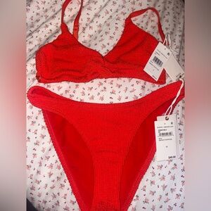 Good American Red Bikini Set